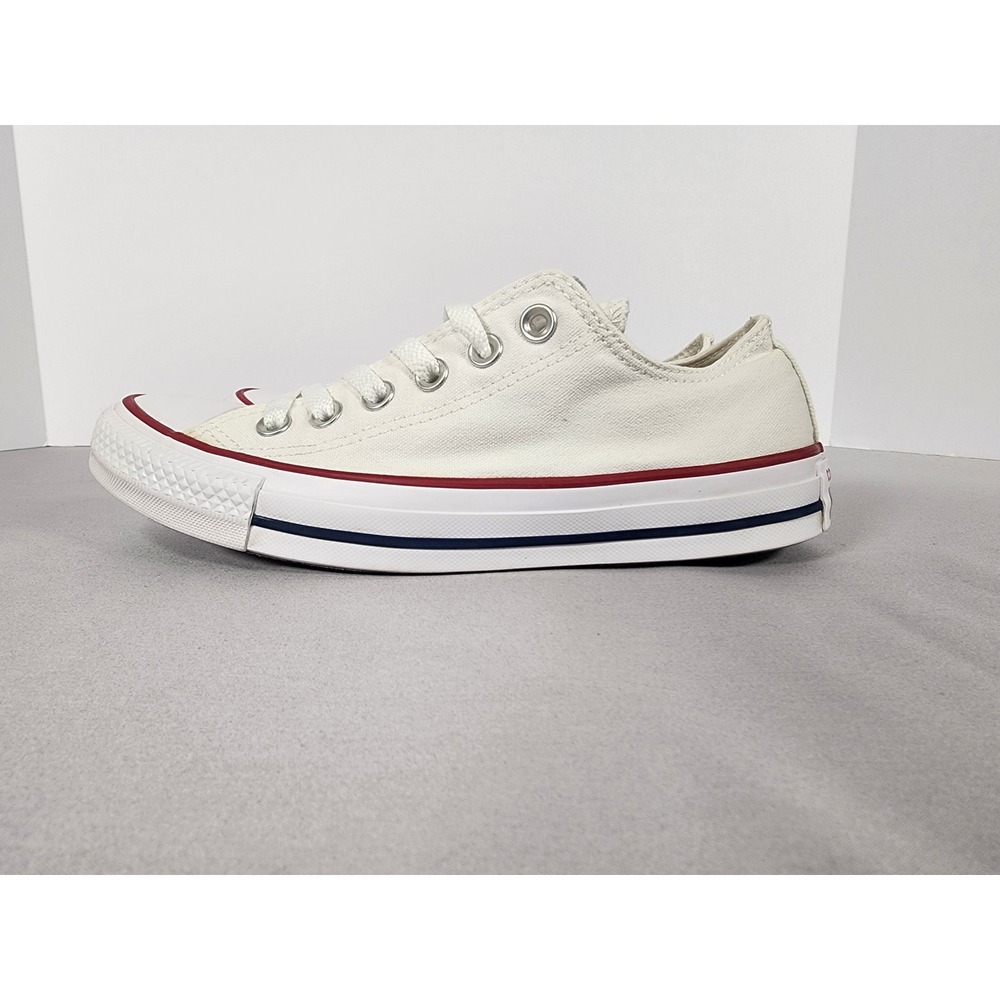 Converse Chuck Taylor All Star Low Top Sneakers White Canvas M9696 Mens 5 Wo 7 - Picture 2 of 14